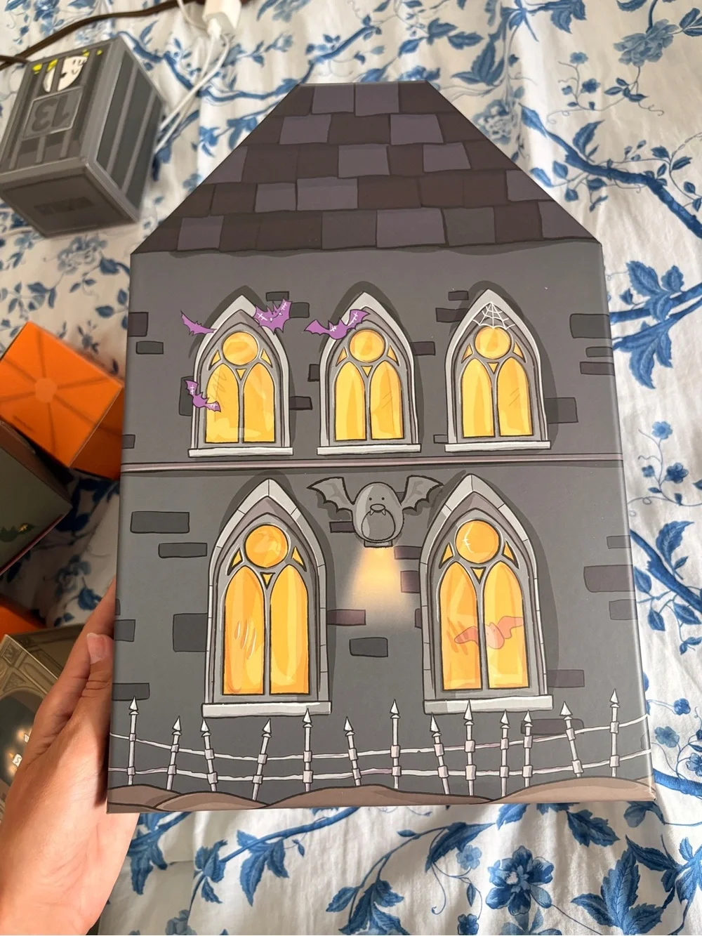 Woobles Haunted House box as decor only